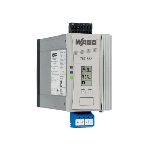 [WAGO] 787-852,20AMPS OUTPUT CURRENT 24V DC OUTPUT POWER SUPPLY 3 PHASE SMPS-WAGO