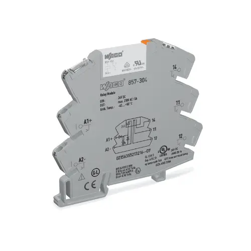 [WAGO] 857-304,SOCKET WITH MINIATURE SWITCHING RELAY 24V DC-WAGO