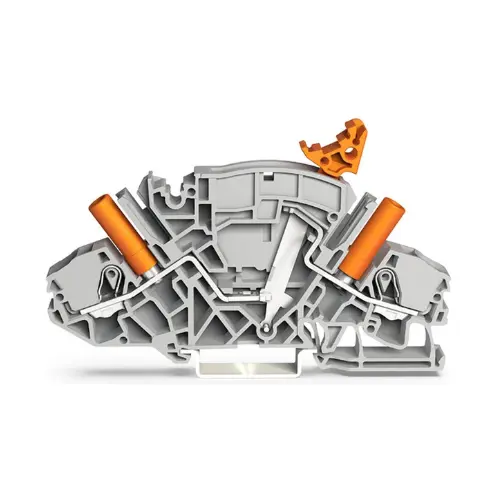 [WAGO] 2007-8821,6SQMM 2CONDUCTOR DISCONNECT/TEST TERMINAL BLOCK GREY COLOUR-WAGO