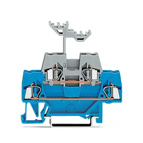 [WAGO] 280-523,2.5SQMM DOUBLE DECKER TERMINAL BLOCK CAGE CLAMP TYPE BLUE / GREY COLOUR-WAGO