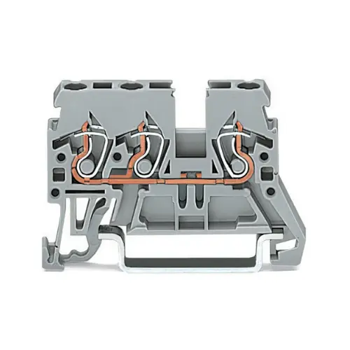 [WAGO] 870-681,2.5SQMM TERMINAL BLOCK 3 CONDUCTOR GREY COLOUR-WAGO