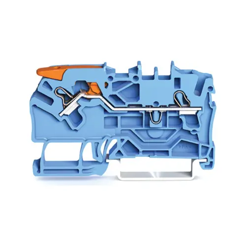 [WAGO] 2102-1204,2.5SQMM TERMINAL BLOCK WITH LEVER AND PUSH IN ORANGE COLOUR-WAGO