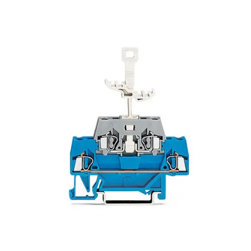 [WAGO] 280-525,2.5SQMM DOUBLE DECKER TERMINAL BLOCK CAGE CLAMP TYPE BLUE / GREY COLOUR-WAGO