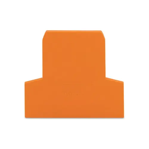[WAGO] 281-309,4SQMM END & INTERMEDIATE PLATE FOR FUSE TERMINAL ORANGE COLOUR-WAGO