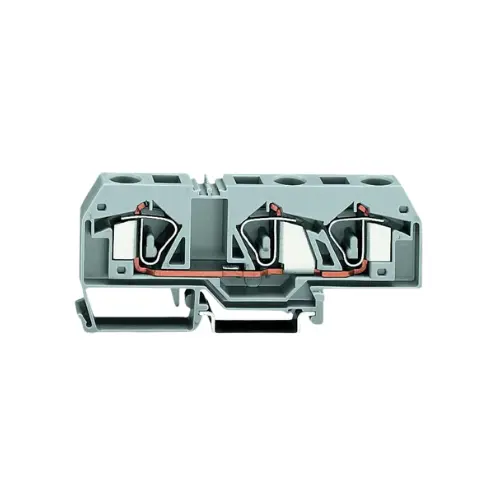 [WAGO] 283-671,16 SQMM 3 CONDUCTOR THROUGH TERMINAL BLOCK CAGE CLAMP GRAY COLOR-WAGO