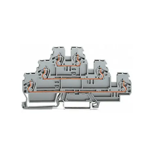 [WAGO] 870-553,2.5SQMM TRIPLE DECKER TERMINAL BLOCK GREY COLOUR-WAGO