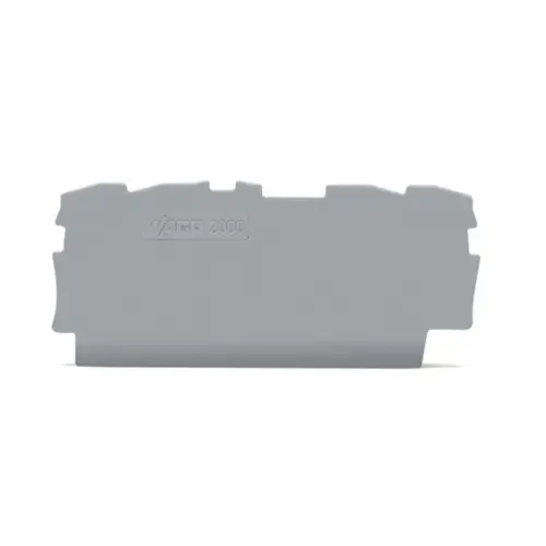 [WAGO] 2000-1491,1.5SQMM END & INTERMEDIATE PLATE GREY COLOUR 2000 SERIES-WAGO