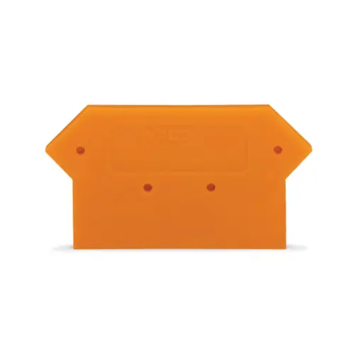 [WAGO] 282-317,6SQMM END & INTERMEDIATE PLATE 4MM THICKNESS ORANGE COLOUR-WAGO