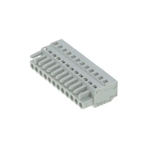 [WAGO] 721-112/026-000,2.5SQMM 12POLE FEMALE CONNECTOR LIGHT GREY COLOUR-WAGO