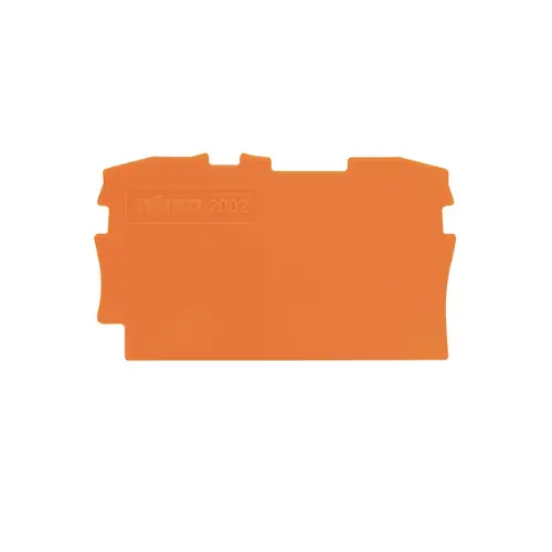 [WAGO] 2002-1492,4SQMM END & INTERMEDIATE PLATE ORANGE COLOUR FOR 4 CONDUCTOR-WAGO