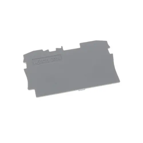 [WAGO] 2004-1291,6SQMM END & INTERMEDIATE PLATE GREY COLOUR FOR 2 CONDUCTOR-WAGO