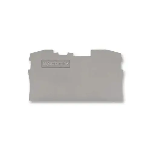 [WAGO] 2006-1291,10SQMM END & INTERMEDIATE PLATE GREY COLOUR FOR 2 CONDUCTOR-WAGO