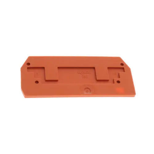 [WAGO] 282-328,6SQMM END & INTERMEDIATE PLATE 2.5MM THICKNESS ORANGE COLOUR-WAGO
