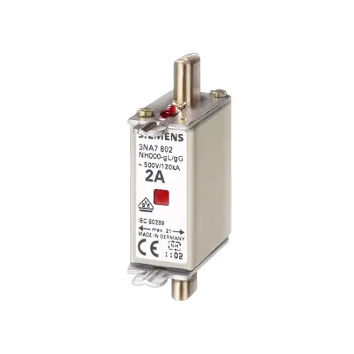 [SIEMENS] 3NA7802-0RC,2A S-000 DIN TYPE 500V AC HRC FUSE LINK-SIEMENS