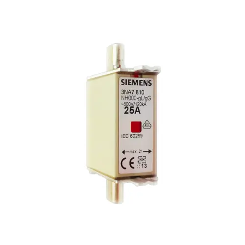 [SIEMENS] 3NA7810-0RC,25A S-000 DIN TYPE 500V AC HRC FUSE LINK-SIEMENS